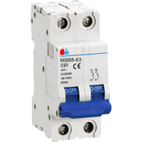 Meba B type mcb MBB8-63-2P