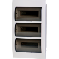 Meba Plastic Enclosures Box TSM-36ways Flush