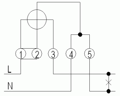 Wiring diagram for Digital smart powering meterings-MB074QE