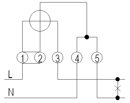Wiring diagram for MB073RJ
