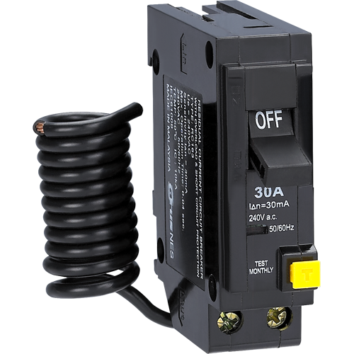 Meba Residual current breaker with overcurrent protection rcbo rcd MB162