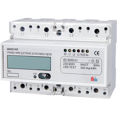 Meba-din rail power meters-MB021AC