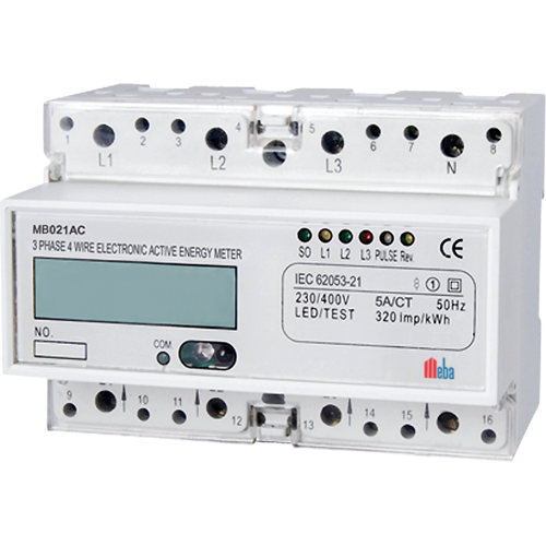 Meba-din rail power meters-MB021AC